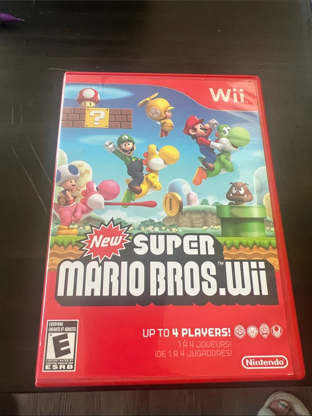 Nintendo New Super Mario Bros. Wii - Red Game Case